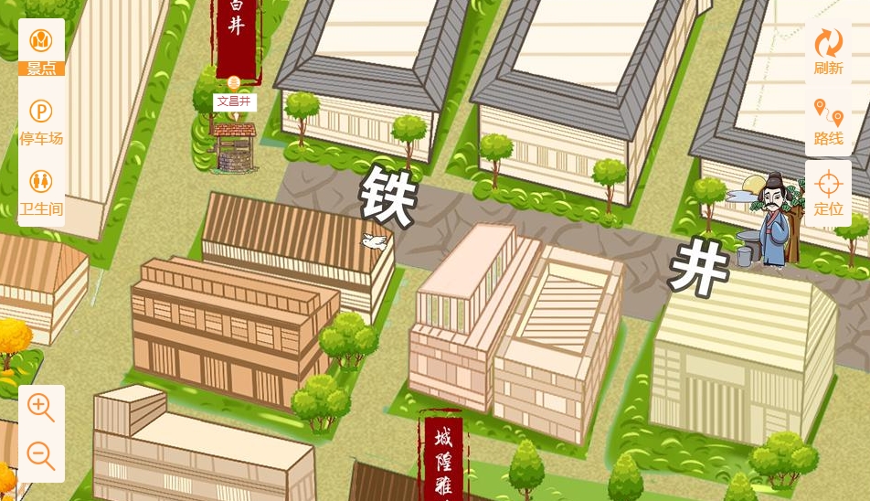 拖市镇智慧景区：手绘地图与语音导览的完美融合